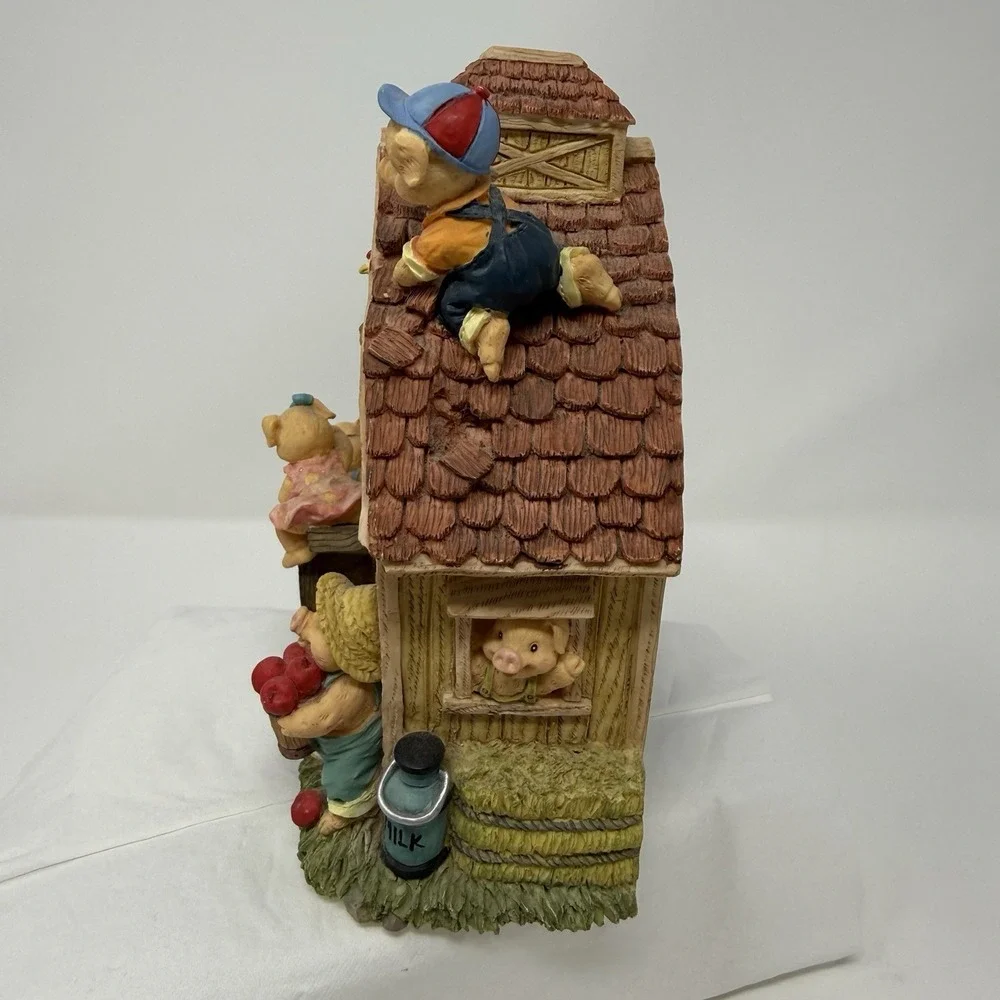Vtg. San Francisco Music Box Company The Farmer and the Dell Animated Motion